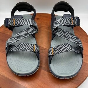KURU Current Sport Sandal Midnight Blue Orange Spice Orthopedic Men 13 105604130